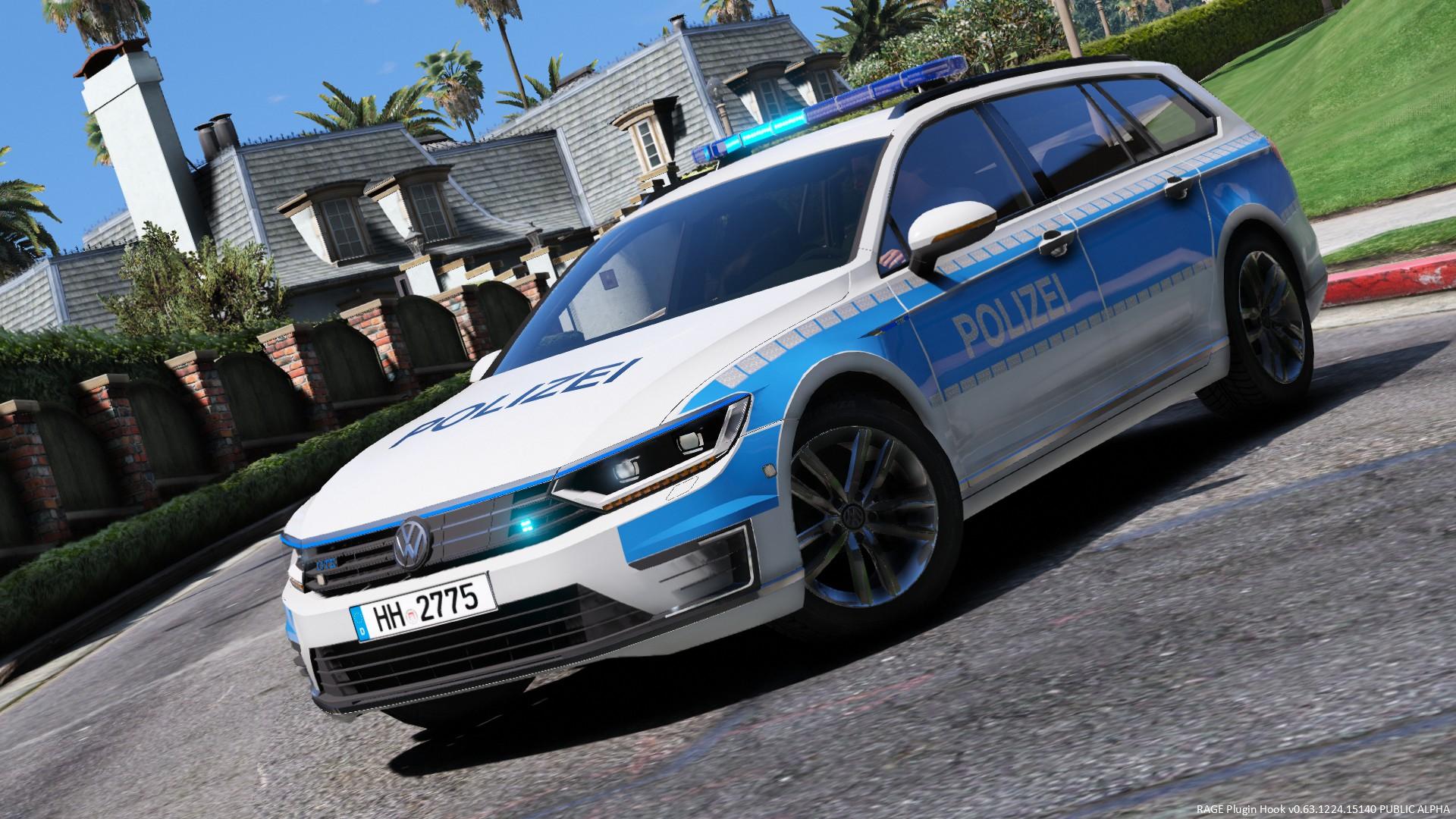 Vw Passat Gte Polizei Hamburg Gta Mods